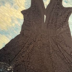 Free people lace mini dress